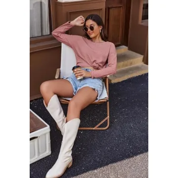 Ekouaer Women's Comfy Waffle Knit Pajama Sets with Pockets