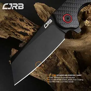 CJRB CUTLERY Folding Knife Crag Tactical EDC Knife