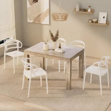 Mobili Fiver First Oak Extendable Table for 6-8 People