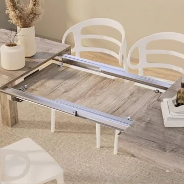 Mobili Fiver First Oak Extendable Table for 6-8 People