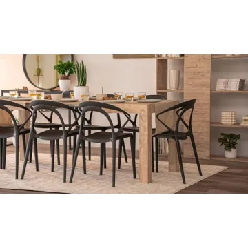 Mobili Fiver First Oak Extendable Table for 6-8 People