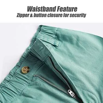 Maamgic Men's 5.5" Cotton Casual Shorts for Summer