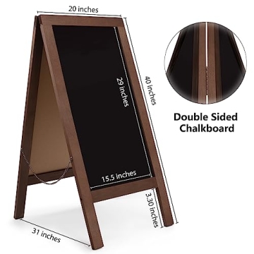Buy V-Opitos Double-Sided A-Frame Chalkboard Sign