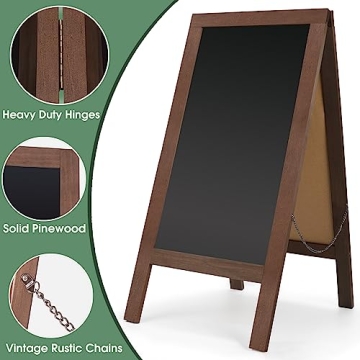 Buy V-Opitos Double-Sided A-Frame Chalkboard Sign