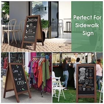 Buy V-Opitos Double-Sided A-Frame Chalkboard Sign