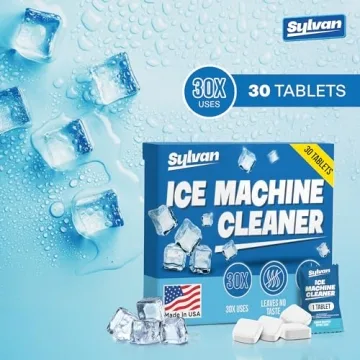 Sylvan Ice Machine Cleaner & Descaler Tablets | Made in USA | 30 Tabs | Nickel Safe