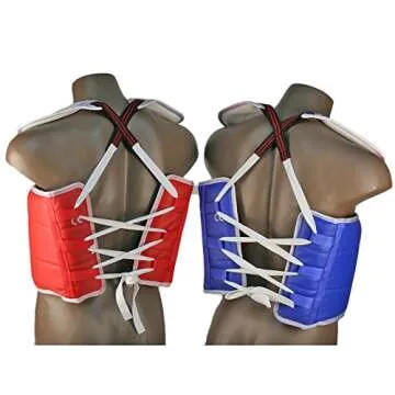 Reversible Chest Guard Protector for Kids Taekwondo