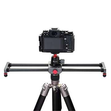 Lightweight ANNSM 16" Camera Slider For DSLRs And Smartphones