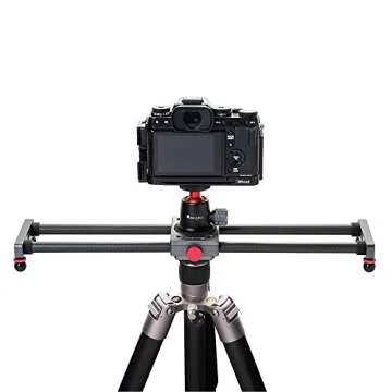 Lightweight ANNSM 16" Camera Slider For DSLRs And Smartphones