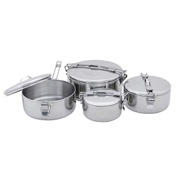 MSR Stainless Steel Stowaway Camping Pot 1.6 L for Outdoors