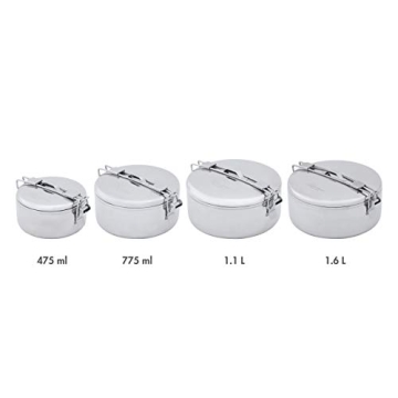 MSR Stainless Steel Stowaway Camping Pot 1.6 L for Outdoors