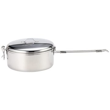 MSR Stainless Steel Stowaway Camping Pot 1.6 L for Outdoors