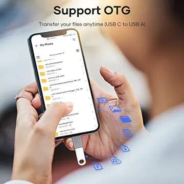 BRV USB-C to USB-A Adapters for Fast Charging and Data