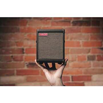 Positive Grid Spark Mini 10W Small Smart Guitar Amp & Bluetooth Speaker | Portable Sound for Guitar Playing at Home or On The Go | Black