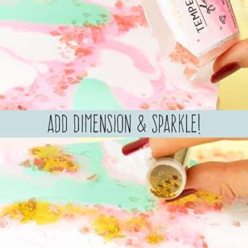 STMT D.I.Y. Geode Canvas Set, Contemporary Resin Activity Kit, Design Your Own Geometric Wall Art Decor, Unique Pour Paint Kit, Perfect DIY Home Decor Kit, Great Housewarming Gift, Multi, One Size