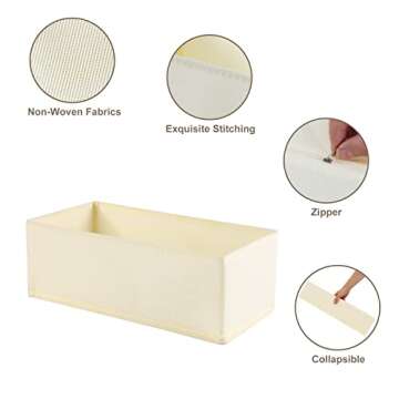 Coorganisers 6 Pack Drawer Organizers for Any Room