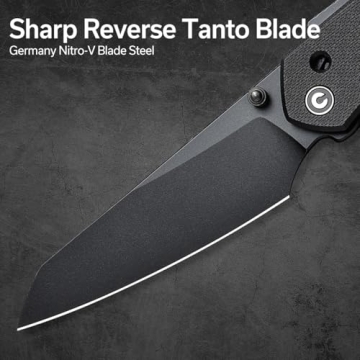 CIVIVI Vision FG Pocket Knife - EDC Superlock Folding Knife