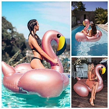 Jasonwell Giant Inflatable Flamingo Pool Float Summer Fun
