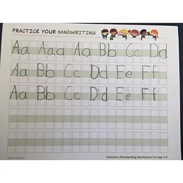 Channie's Visual Handwriting Workbook for Kids