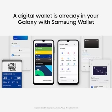 SAMSUNG Galaxy A16 5G A Series Cell Phone, Unlocked Android Smartphone, Large AMOLED Display, Durable Design, Super Fast Charging, Expandable Storage, US Version, 2025, Blue Black