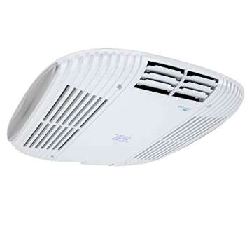 RecPro RV Air Conditioner Low Profile 9.5K Non-Ducted | Optional Heat Pump | Quiet AC | Cooling Only | RV AC Unit | Camper Air Conditioner (Do Not Include Heat Pump, Black)