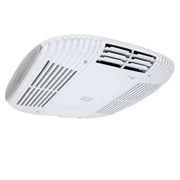 RecPro RV Air Conditioner Low Profile 9.5K Non-Ducted | Optional Heat Pump | Quiet AC | Cooling Only | RV AC Unit | Camper Air Conditioner (Do Not Include Heat Pump, Black)