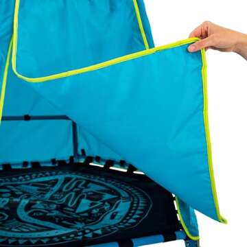 Explorer 2 Jungle Gym Climbing Set with Adjustable Steel Frame, Weather-Resistant Canopy & Platform, Outdoor Playset and Playground Equipment for Kids Ages 3-12, 220 lbs Capacity