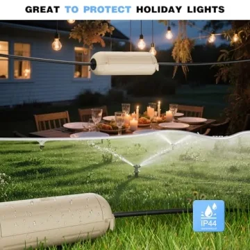 Flemoon Waterproof Extension Cord Covers for Outdoor Use