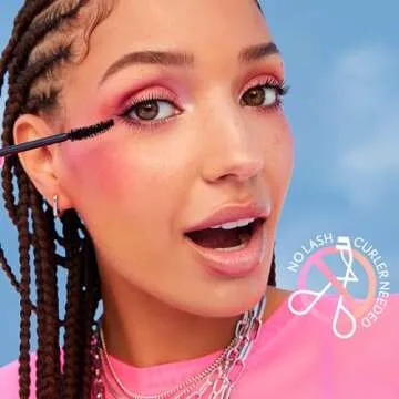 CoverGirl Eye Enhancer, Berry Brown, 3D Mascara, Curved Fiber Brush, Plant-Based Lifting Wax, For All Lash Types, 24-Hour Wear, Transfer-Proof, Flake-Free, 0.30oz