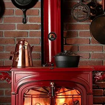 Midwest Hearth Wood Stove Thermometer Magnetic Meter
