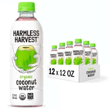 Harmless Harvest Coconut Water 12 Fl Oz Organic Hydration