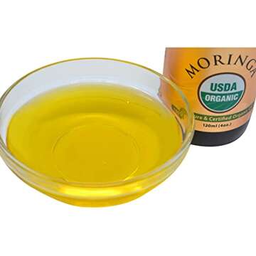 PRIME NATURAL Organic Moringa Oil USDA Certified Pure
