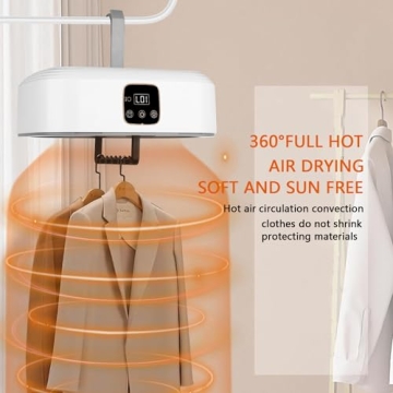 Portable Foldable Mini Dryer For Easy Travel & Home Drying