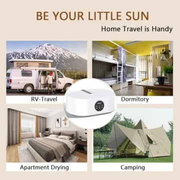 Portable Foldable Mini Dryer For Easy Travel & Home Drying