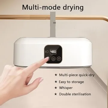 Portable Foldable Mini Dryer For Easy Travel & Home Drying