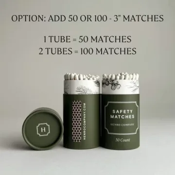 Henro Company Handmade Match Striker - Unique Candle Accessory
