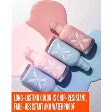 Sally Hansen Hard as Nails Xtreme Wear Nail Color, Rebel Red, 0.4 Fluid Ounce