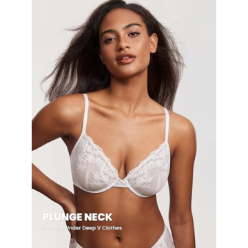 DOBREVA Lace Mesh Plus Size Bra - Sexy & Comfortable