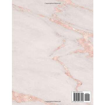 Marble Rose Gold Social Media Content Planner and Ultimate Business Owner Content Creator, Follower ...