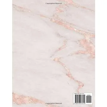Marble Rose Gold Social Media Content Planner and Ultimate Business Owner Content Creator, Follower ...