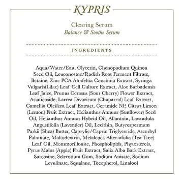 KYPRIS - Natural Clearing Facial Serum (For Irritations + Blemishes)