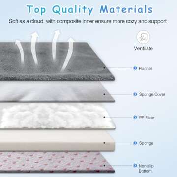 Magic Dog Extra Large Orthopedic Dog Bed - 47 Inch Jumbo