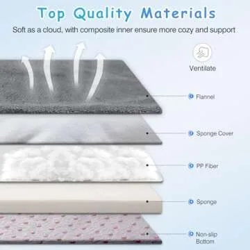 Magic Dog Extra Large Orthopedic Dog Bed - 47 Inch Jumbo