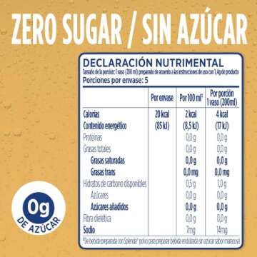 SPLENDA Zero Calorie Powdered Drink Mix, Sugar Free, Passion Fruit Flavored Pitcher Packets, Concentrado En Polvo Sabor, Maracuya Sachet (80 Count)