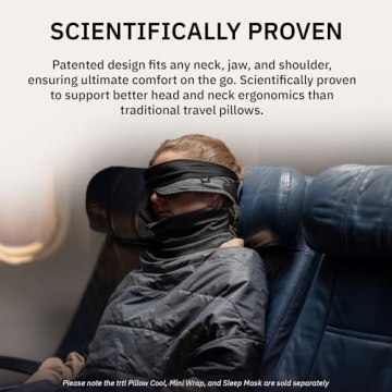 trtl Travel Pillow for Neck and Shoulder Support - Lightweight Comfort