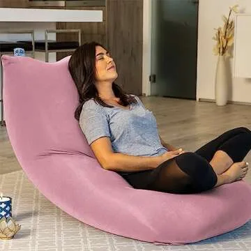 Yogibo Short Bean Bag Lounger - Comfy & Versatile