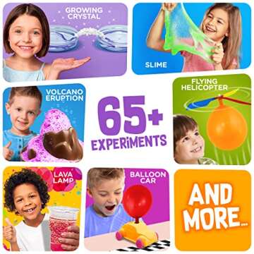 Science Kit for Kids Age 5-7 - 65 Experiments Gift Set