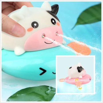 Cute Animal Swim Bath Toys for Toddlers 1-3 Years