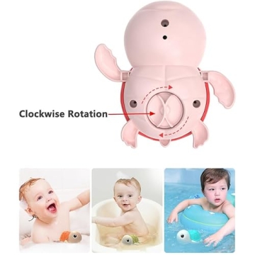 Cute Animal Swim Bath Toys for Toddlers 1-3 Years