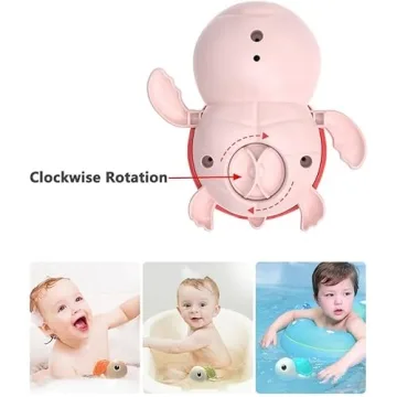 Cute Animal Swim Bath Toys for Toddlers 1-3 Years